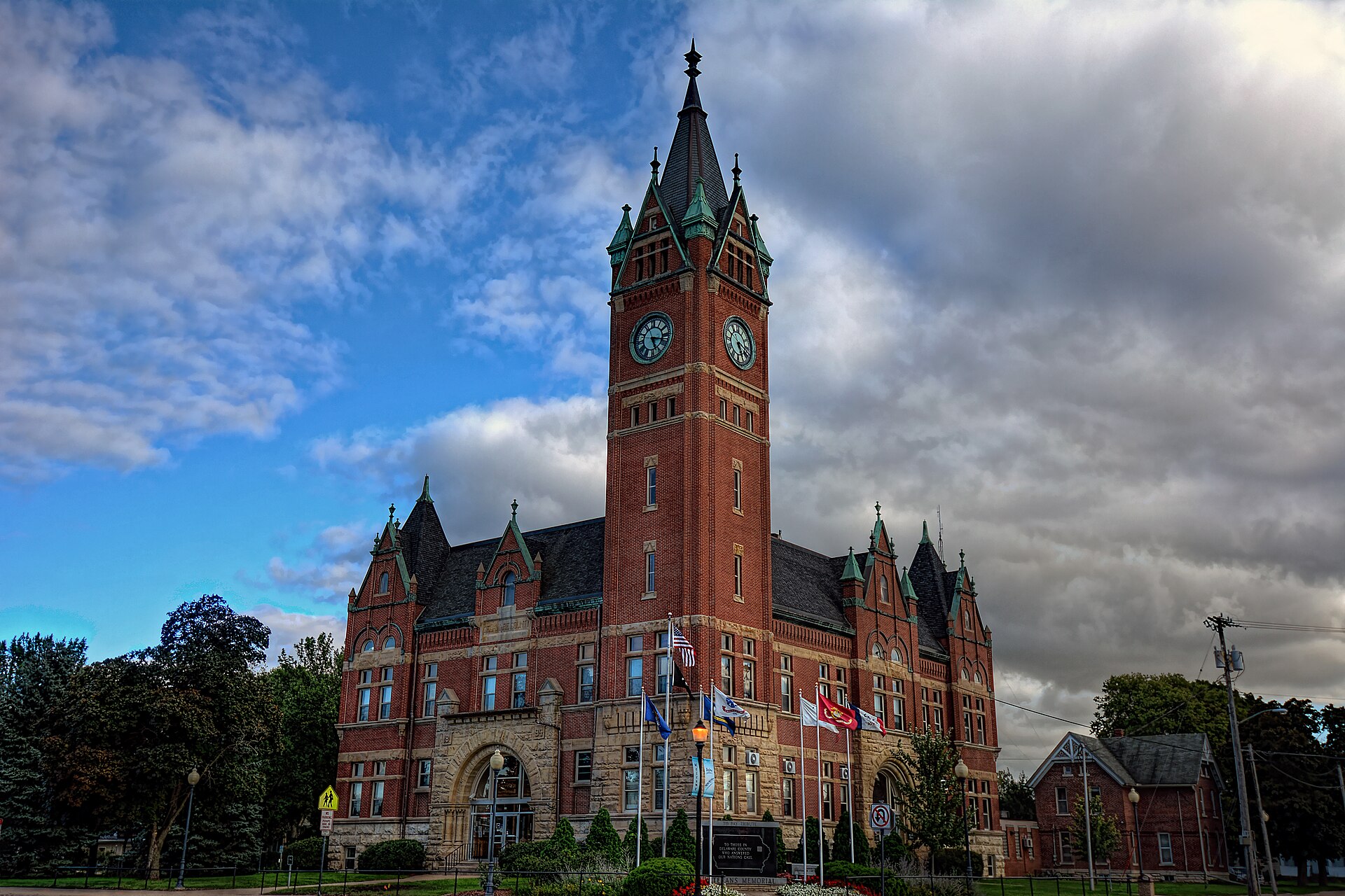 Delaware County Courthouse, Main St. Manchester